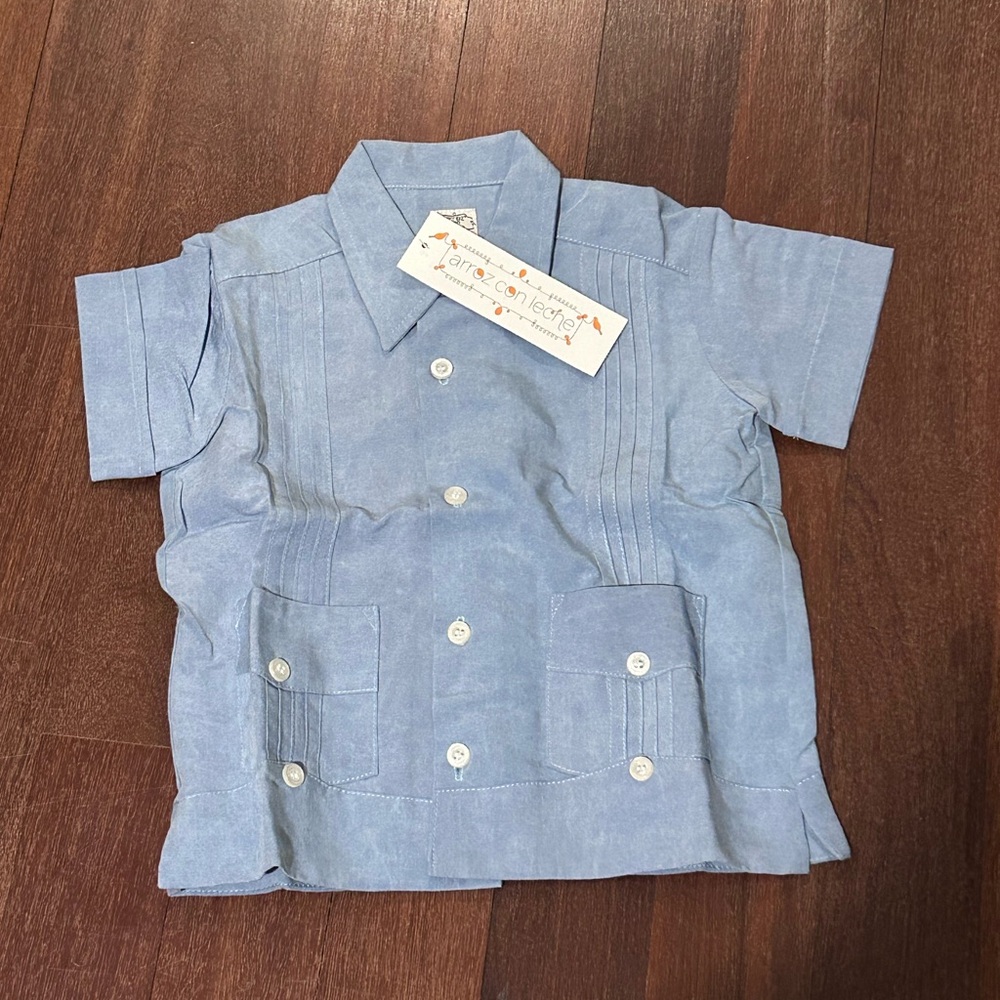 Arroz con leche NWT 100% linen boys outfit STUNNING